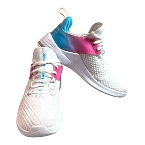 Nike Air Max Bella TR 2 Shoes Women's Size 7 White Pink Blue Athletic Trainers